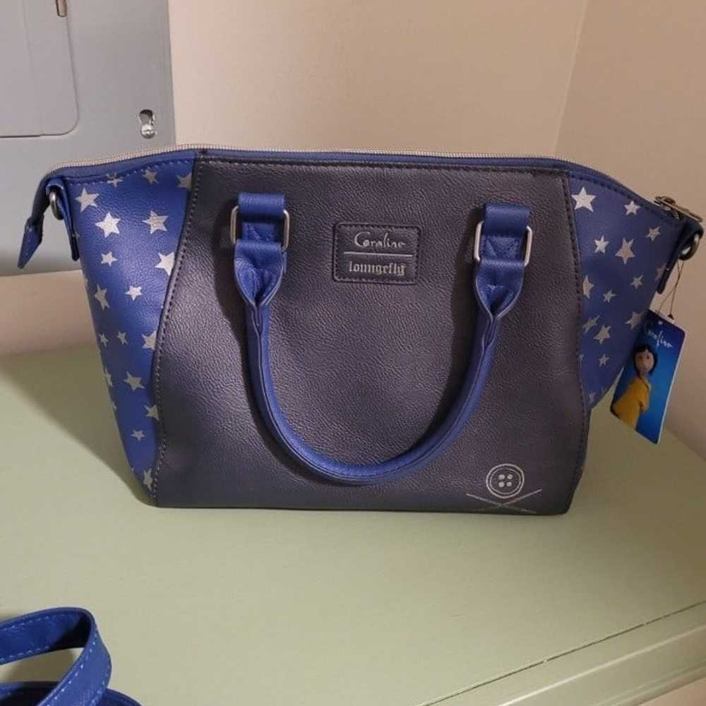 Loungefly coraline stars satchel purse - image 8