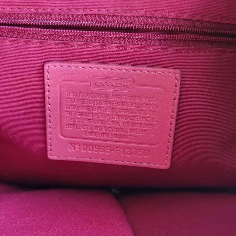 Coach Pink Leather Hobo Shoulder Bag - image 4