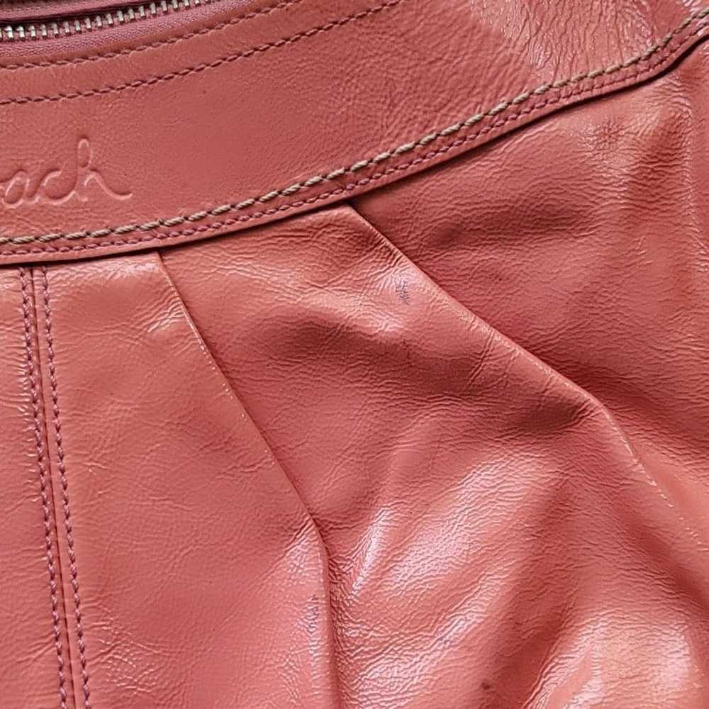 Coach Pink Leather Hobo Shoulder Bag - image 6