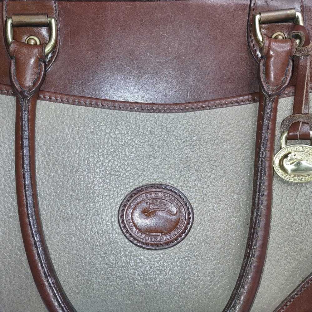 vintage Dooney and Bourke handbag purse satchel h… - image 6