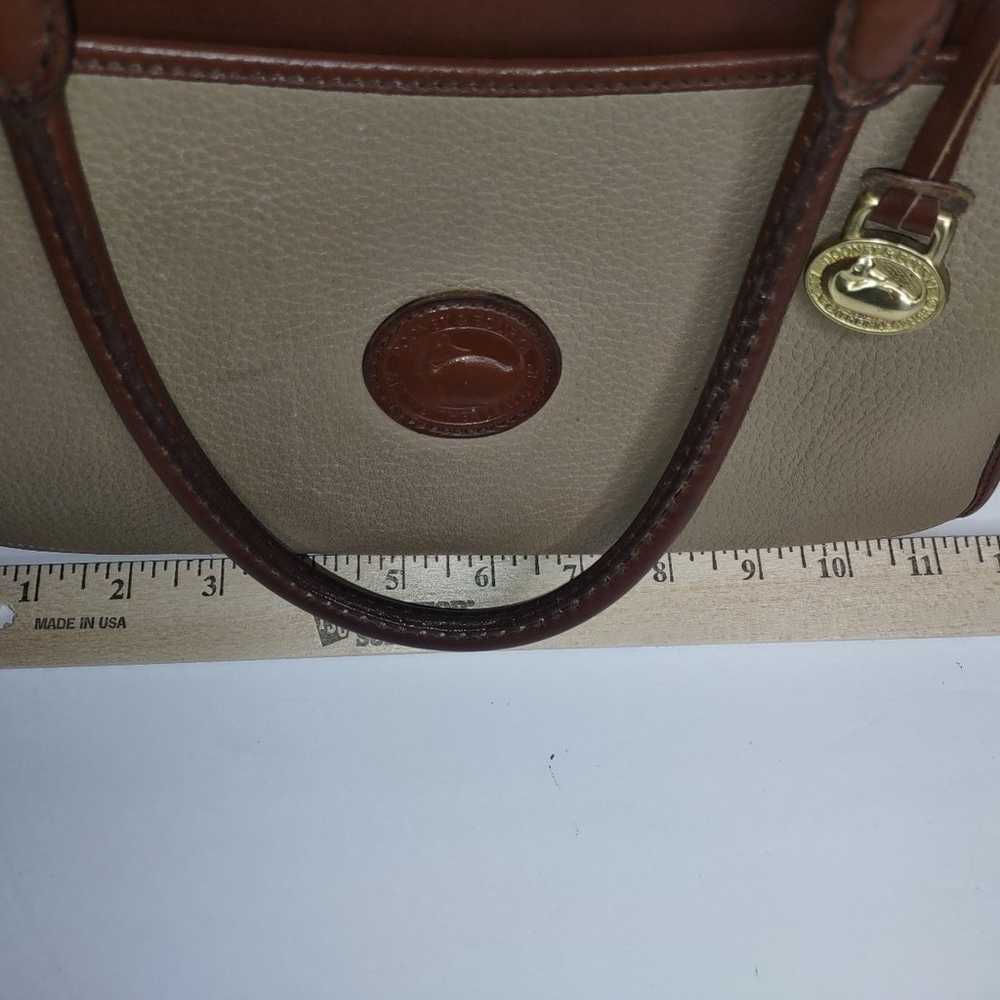 vintage Dooney and Bourke handbag purse satchel h… - image 8