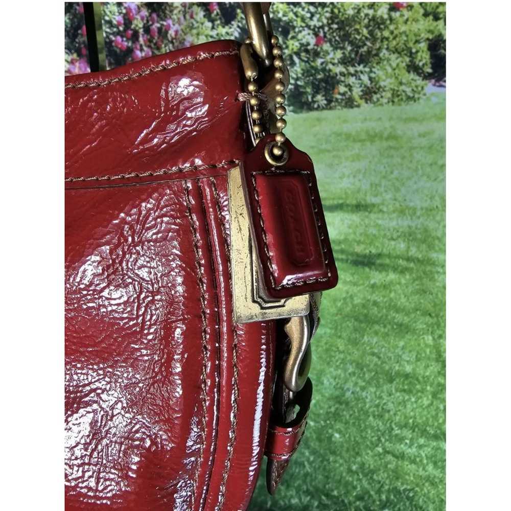 Coach Signature Sufflette patent leather handbag - image 10