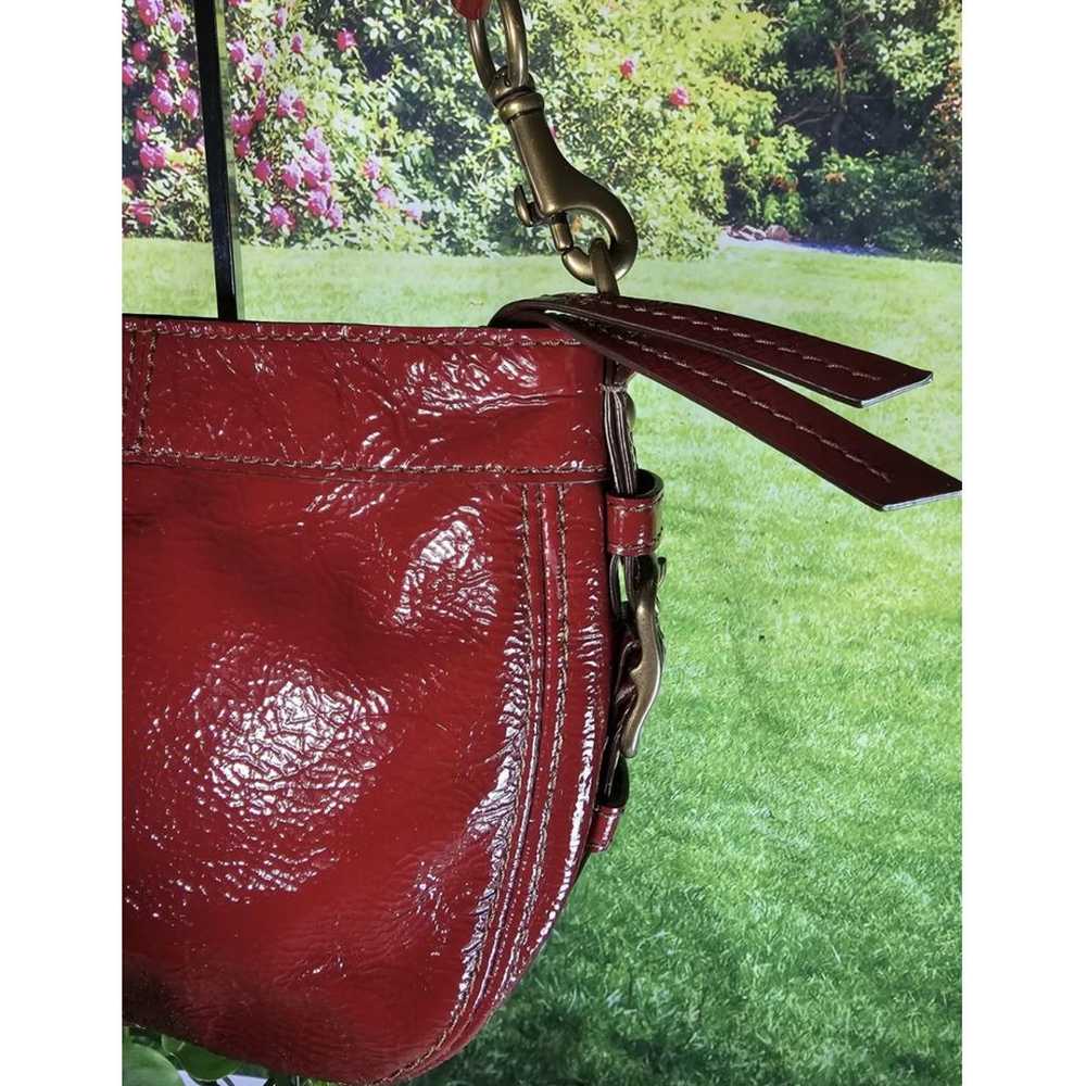 Coach Signature Sufflette patent leather handbag - image 3