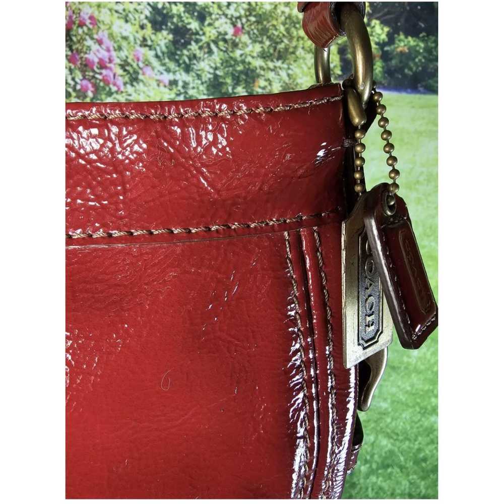 Coach Signature Sufflette patent leather handbag - image 7