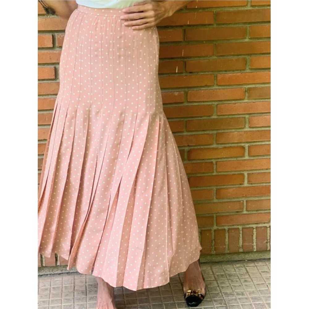 Chanel Silk maxi skirt - image 5