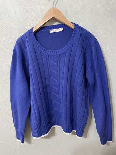 Coloured Cable Knit Sweater × Vintage Vintage Clas