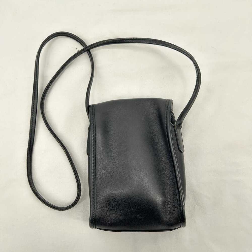 Vintage Coach Scooter Crossbody Bag Purse Black - image 3