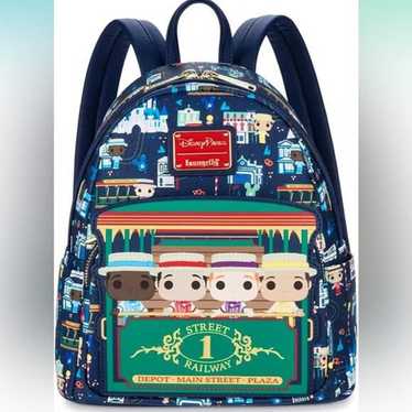 Disney Loungefly Dapper Dan mini backpack and wall