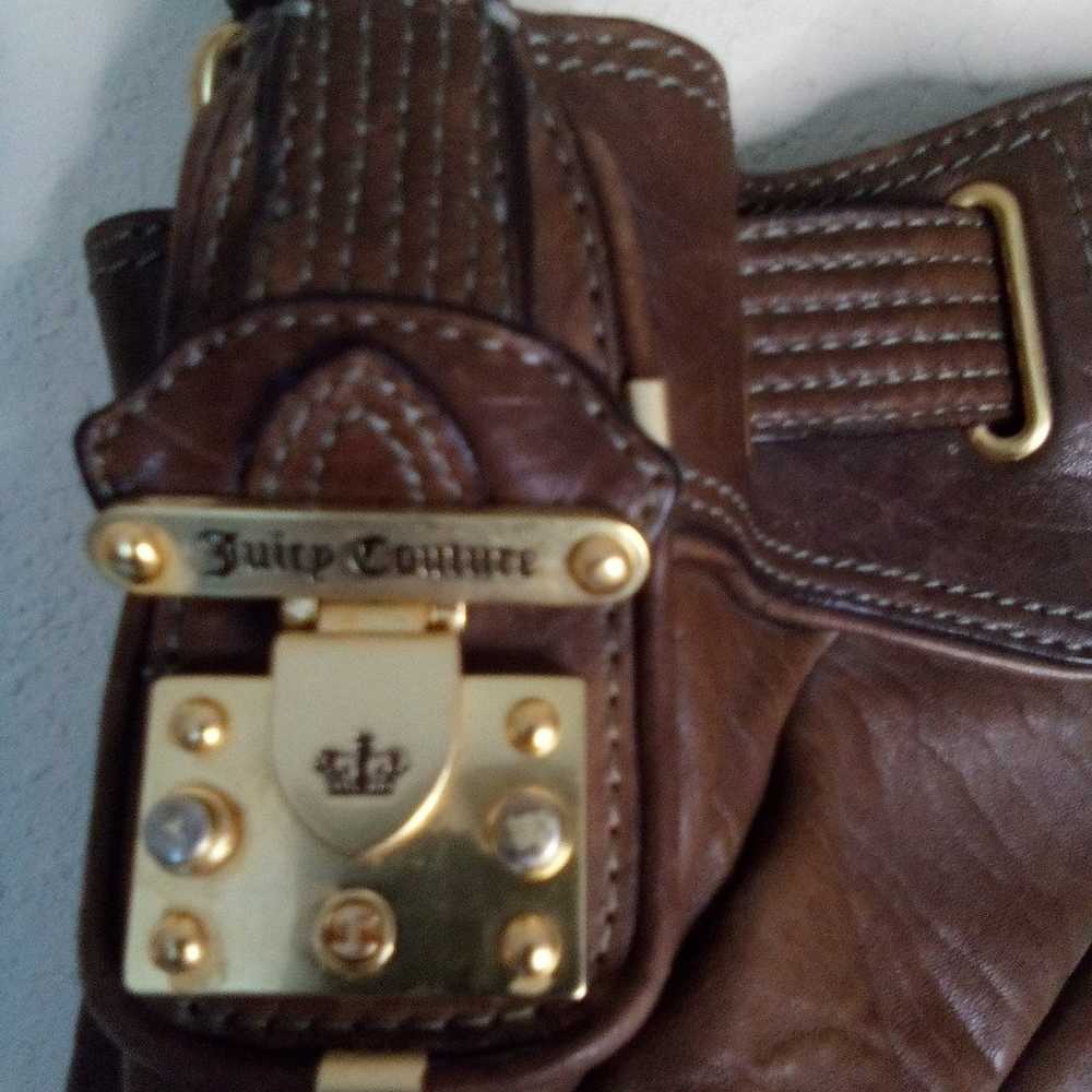 Juicy Couture Y2K leather hobo bag - image 2