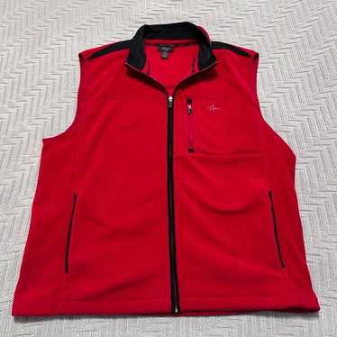 Greg Norman Greg Norman red fleece vest size XL