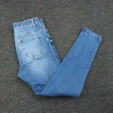 Vintage Bleu Bleu Jeans Womens Size 13 Blue Aztec… - image 1