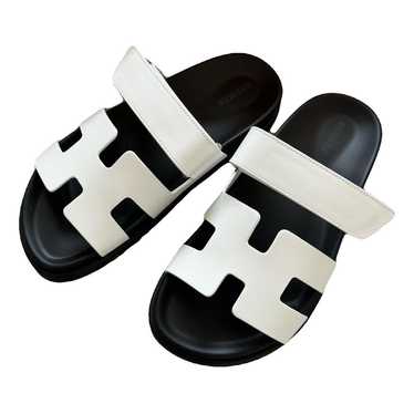 Hermès Chypre leather sandal