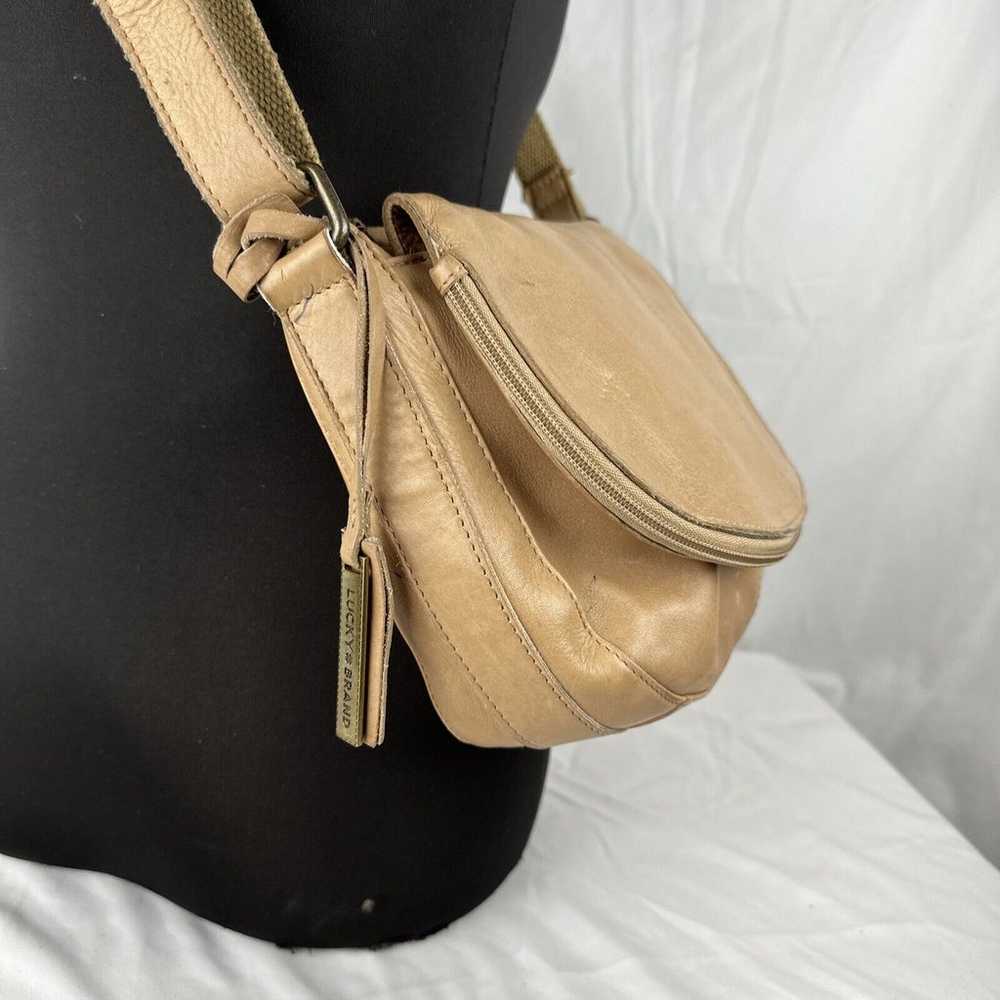 Lucky Brand Womens Crossbody Stash Bag Purse Beig… - image 4