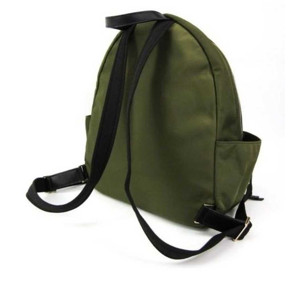 Kate Spade Dawn backpack  GREEN OLIVE NYLON BACKP… - image 8