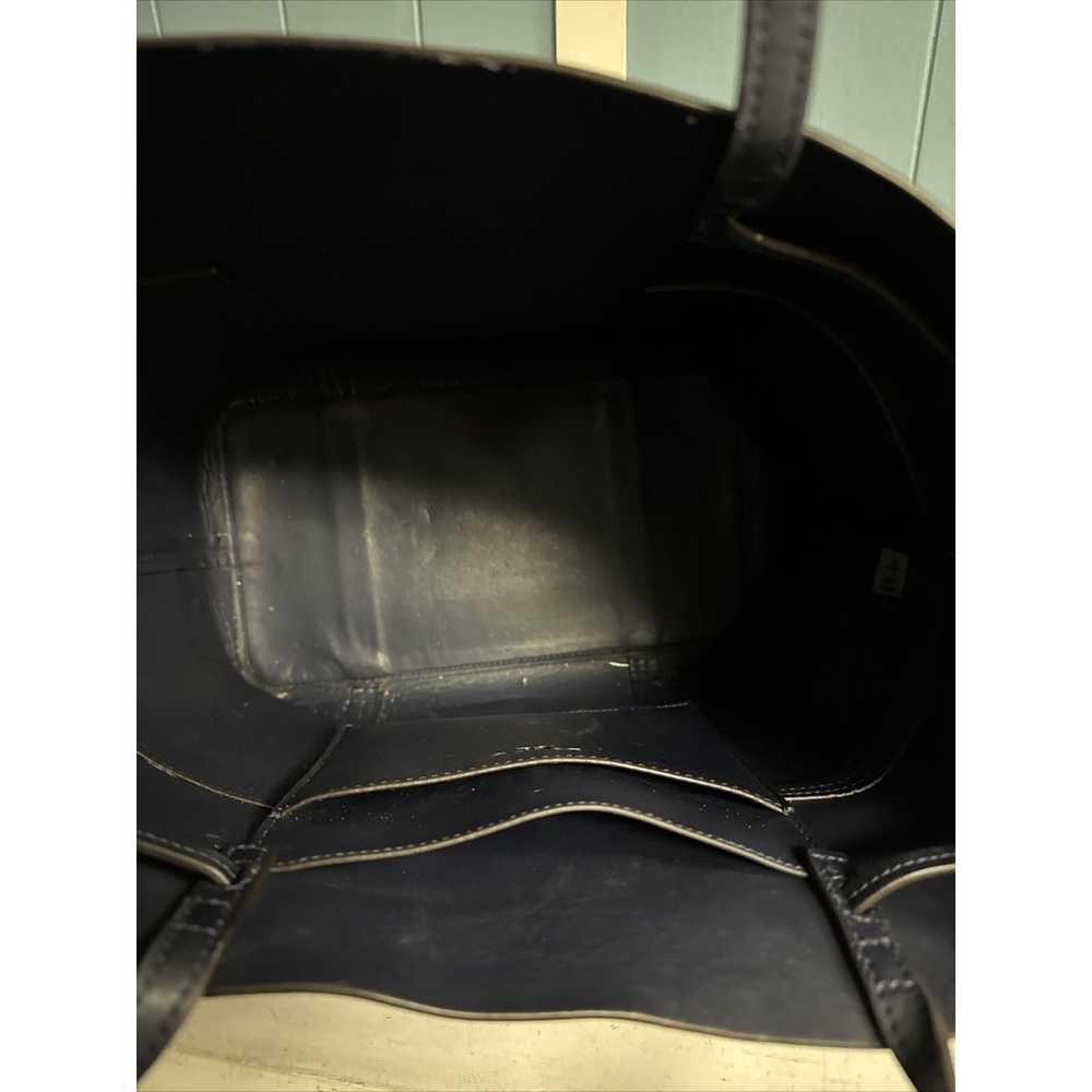 Tory Burch Block T Leather Bucket Medium Tote Bag… - image 7