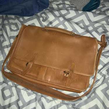 Vintage Leather Coach Messenger Bag - image 1