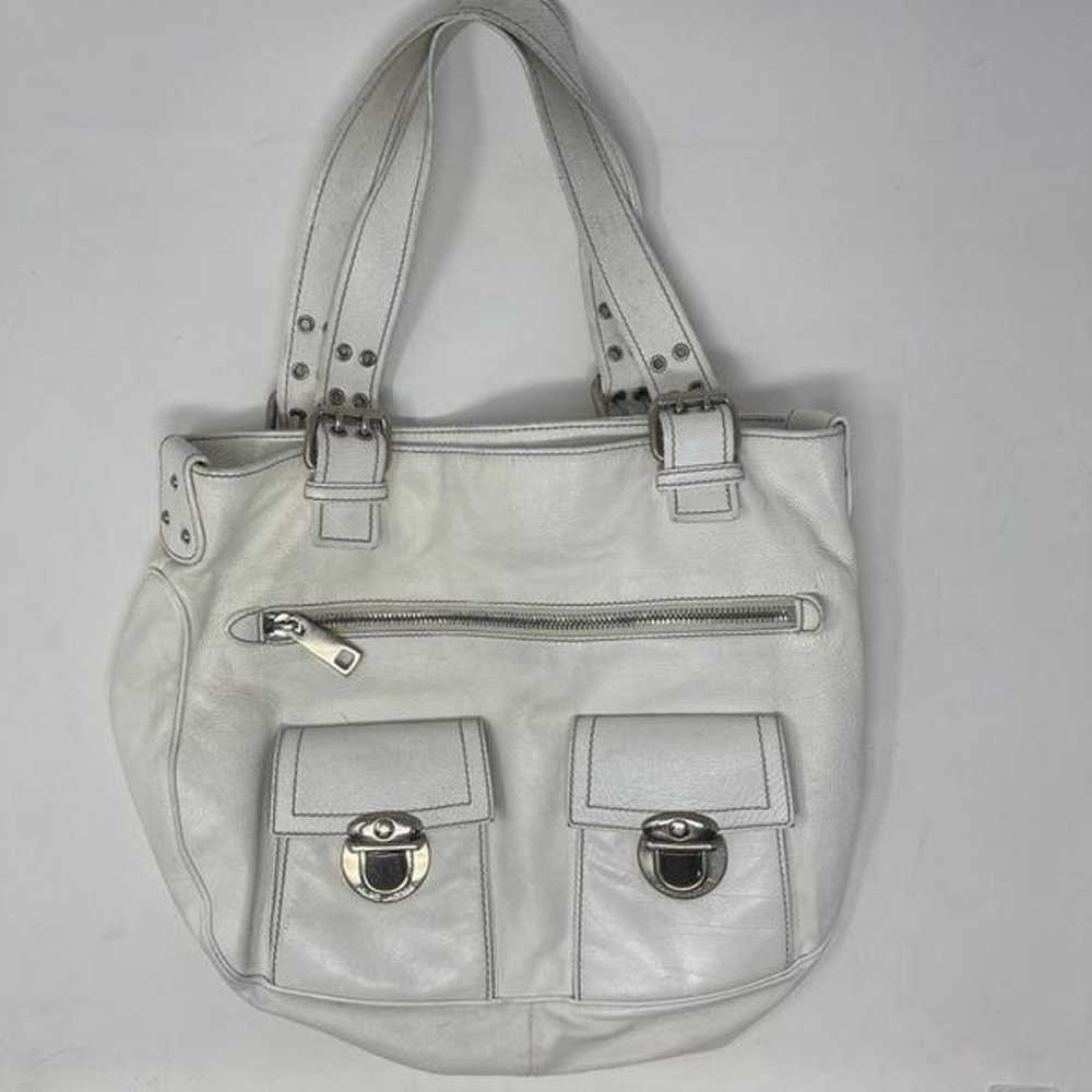 Vintage Marc Jacobs Stella off white Leather Hand… - image 3