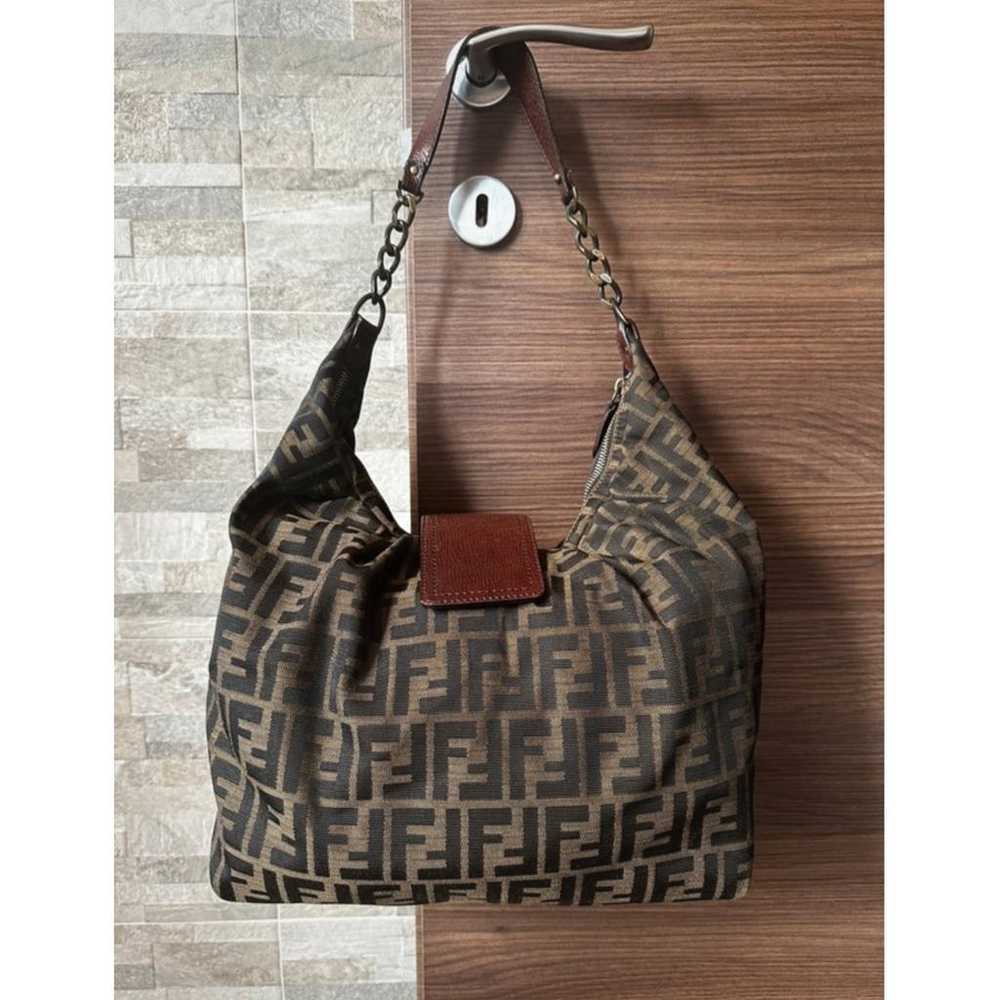 Fendi Croissant Vintage cloth handbag - image 3