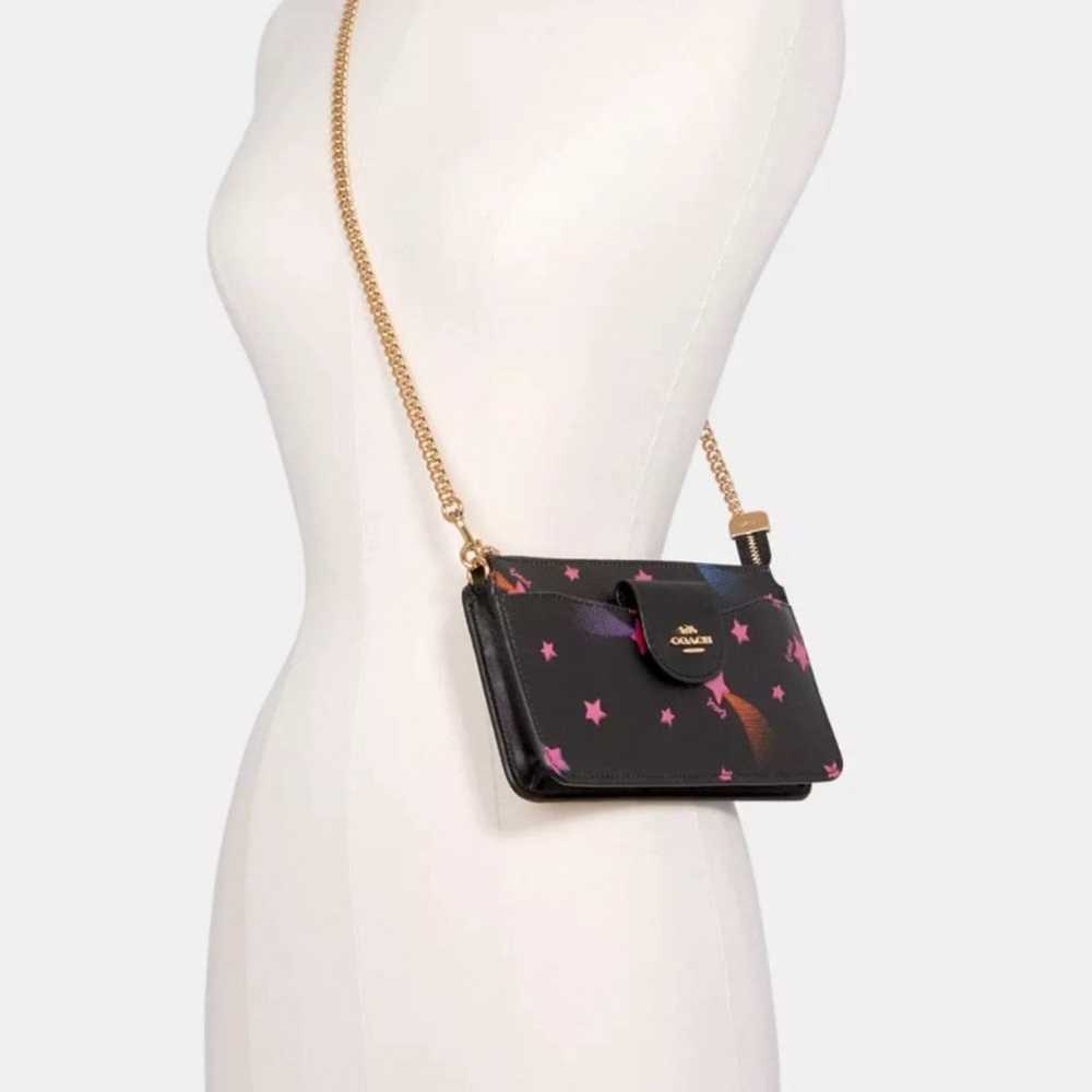 Coach Poppy Crossbody With Card Case With Disco S… - image 11