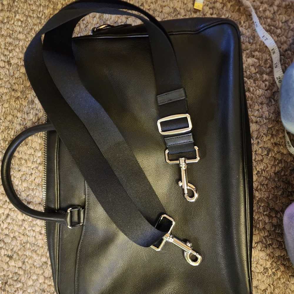Leather Coach laptop bag - image 10