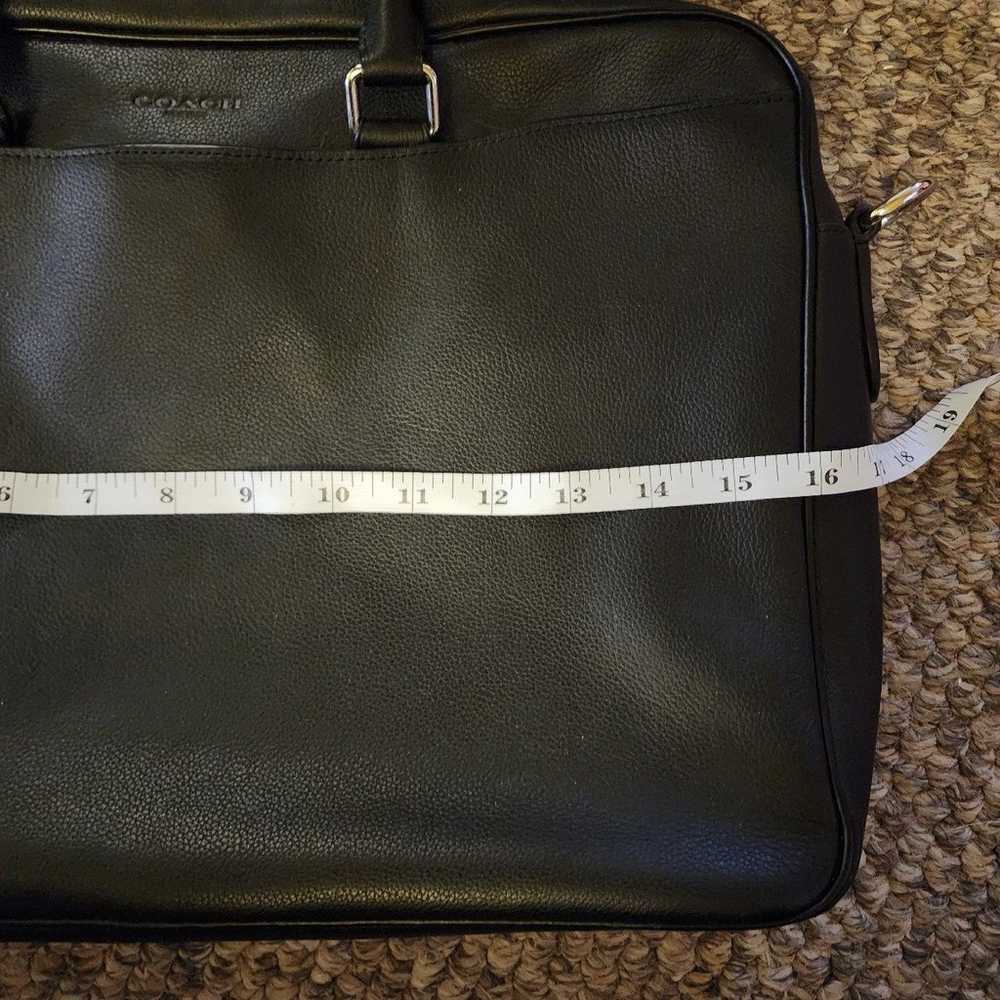Leather Coach laptop bag - image 1