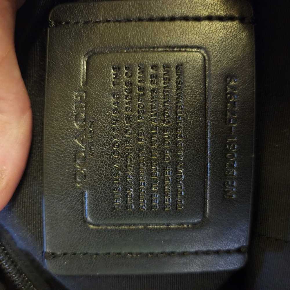 Leather Coach laptop bag - image 6