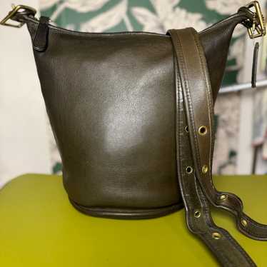 Vintage Coach Olive Green Helen’s Legacy Duffle 9… - image 1