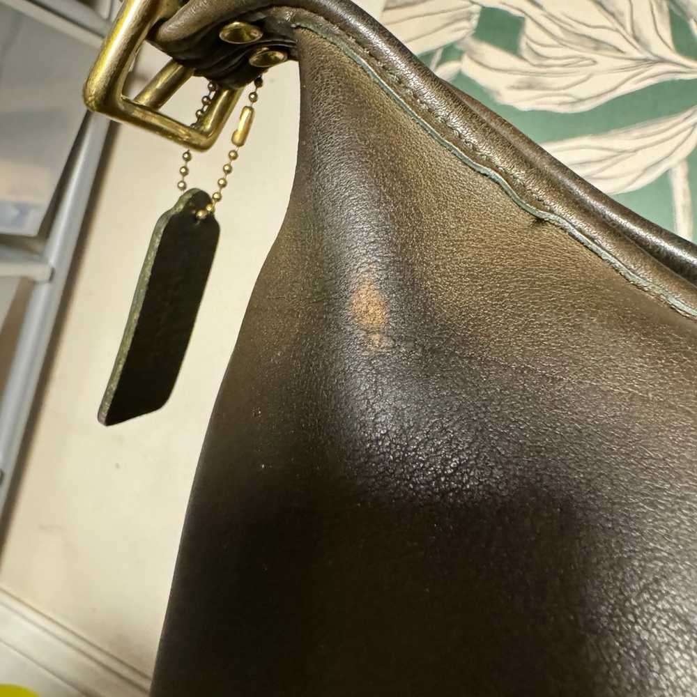 Vintage Coach Olive Green Helen’s Legacy Duffle 9… - image 8