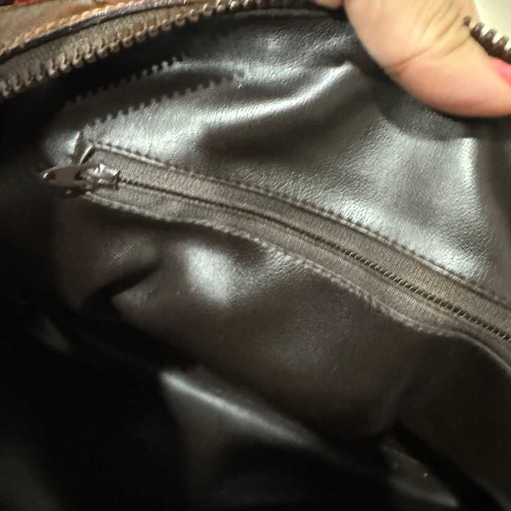 CELINE Suede & Leather Boston Bag - Suede with mi… - image 7