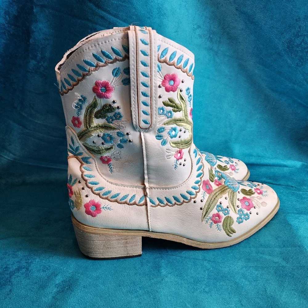 Women's Western Floral cowboy boot - image 7