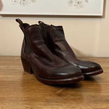 Vintage Shoe Company Brown Leather Chelsea Boots