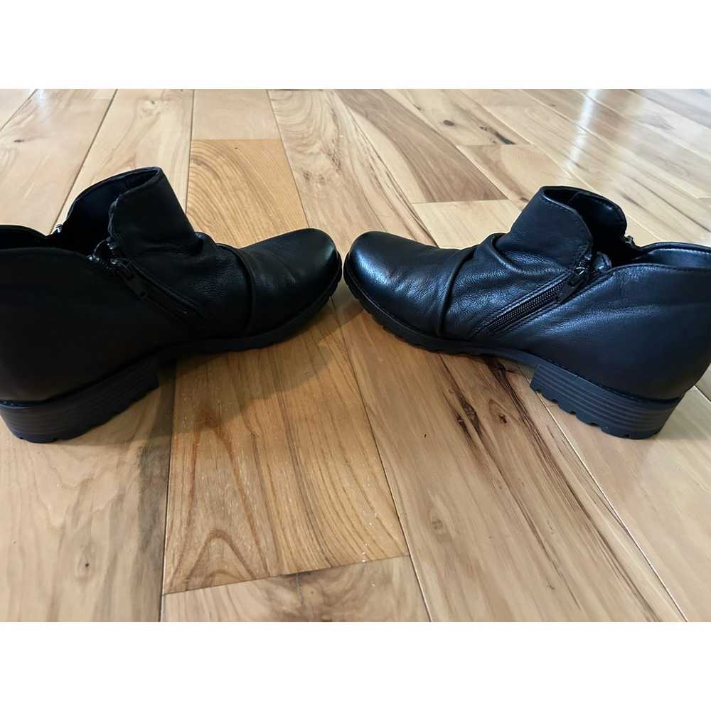 Clarks Clarkwell Zip Women's Ankle Boot Black Lea… - image 6