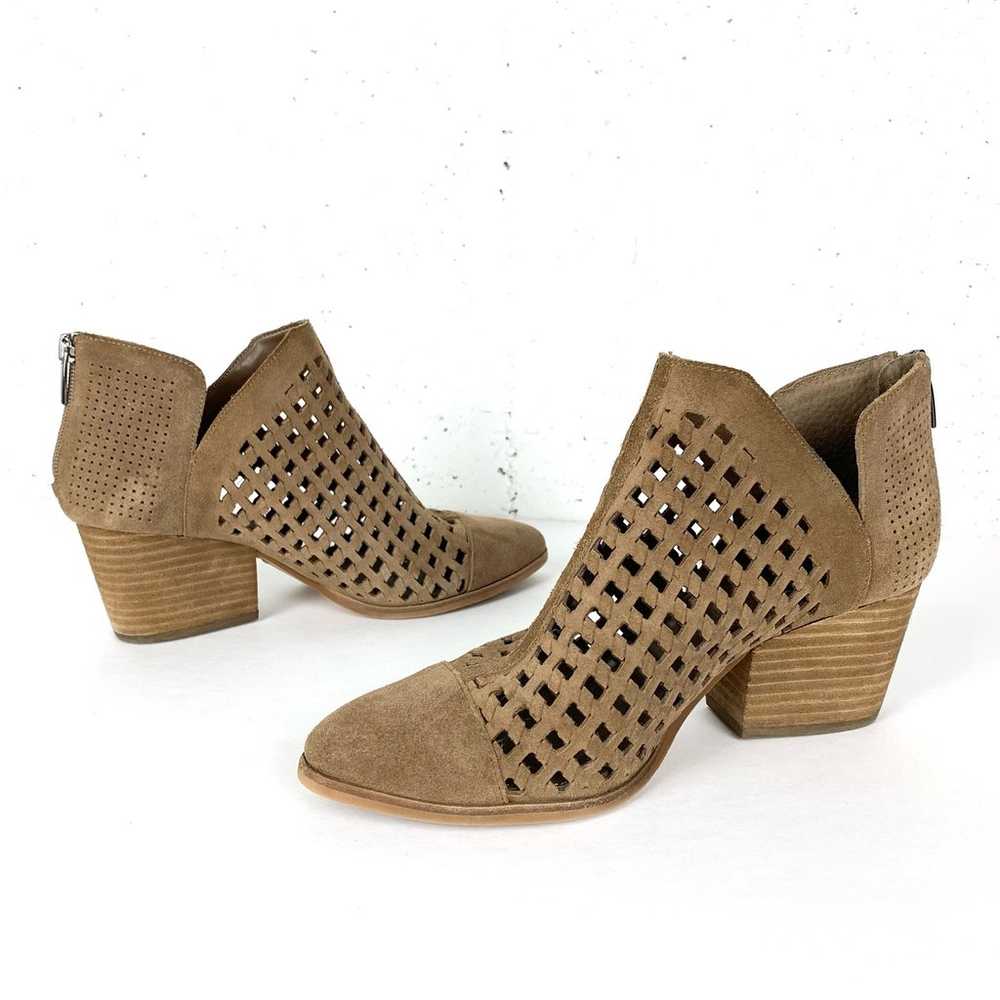 Vince Camuto Womens Neeja Suede Booties Textured … - image 8