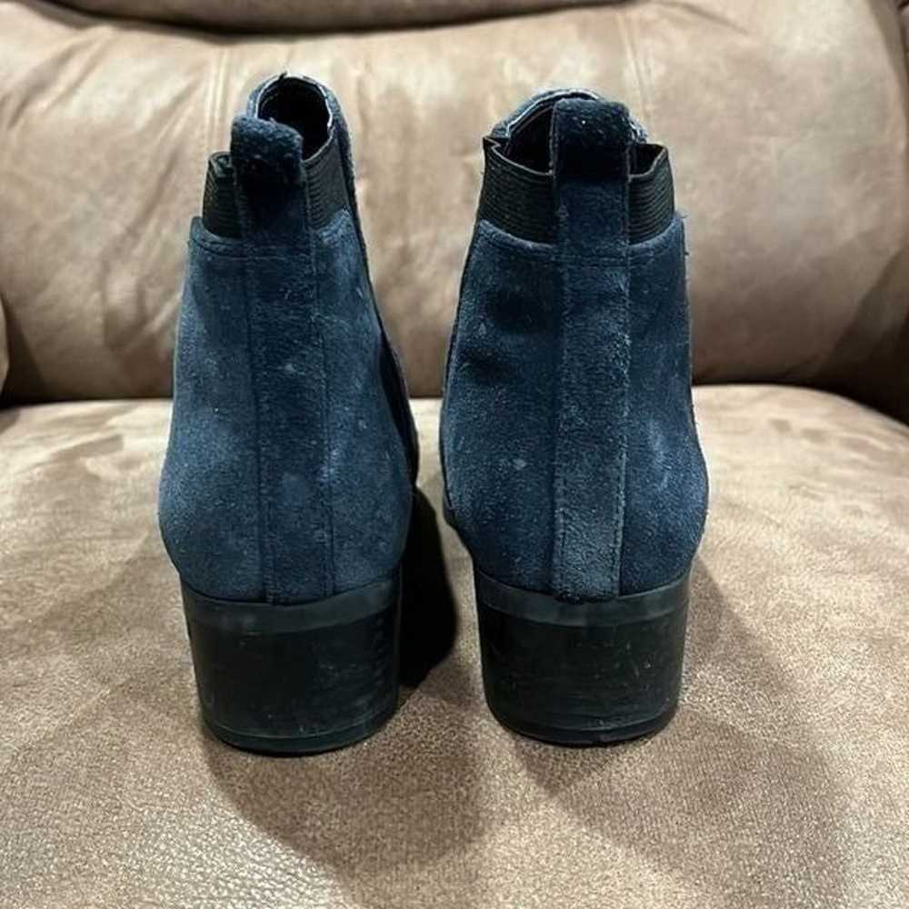 Marc Fisher Navy Blue Suede Ignite Ankle Booties - image 4