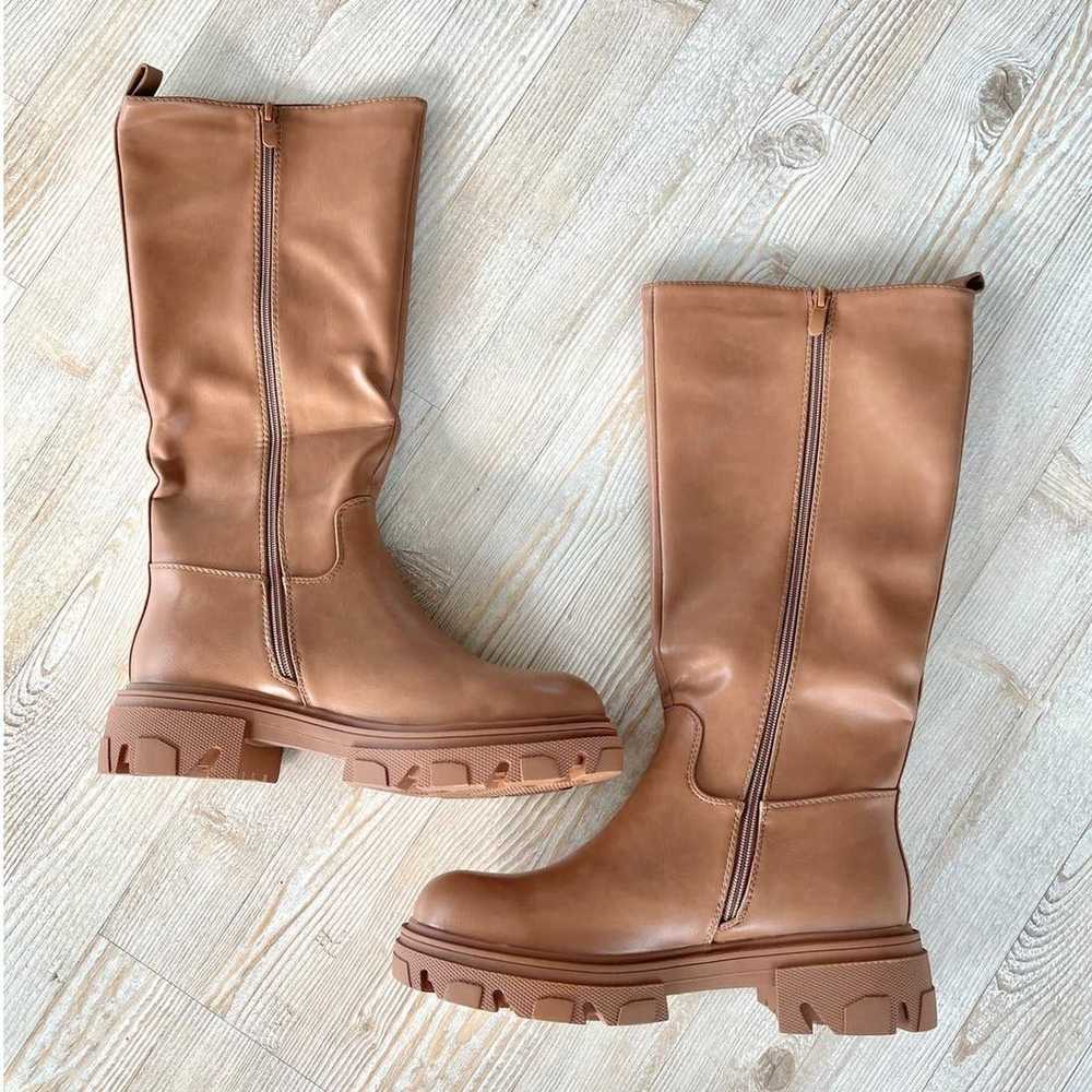 PrettyLittleThing Chunky Knee High Utility Boots … - image 2