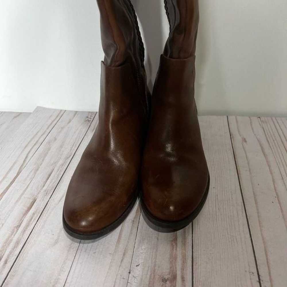 Vince Camuto Bendra Brown Leather Tall Boots Brai… - image 9