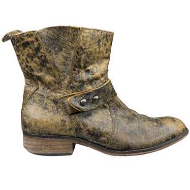 Spirit By Lucchese Olivia Leather Distressed Ankl… - image 1