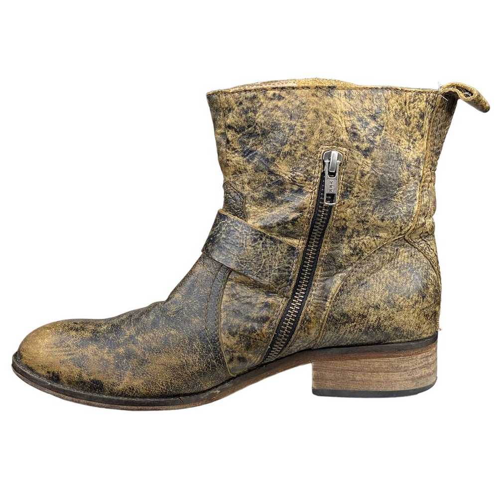 Spirit By Lucchese Olivia Leather Distressed Ankl… - image 2