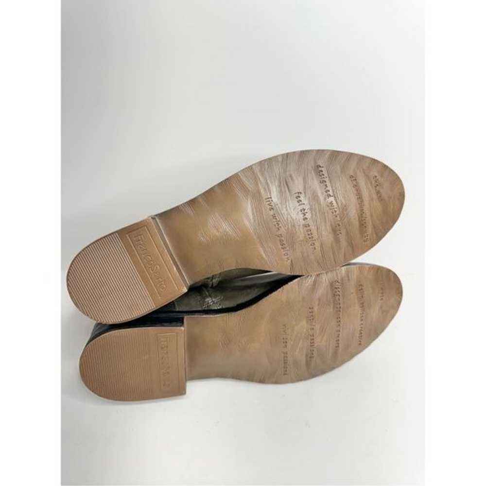 Franco Sarto Boots Size 9.5 Chelsea Olive Leather… - image 9