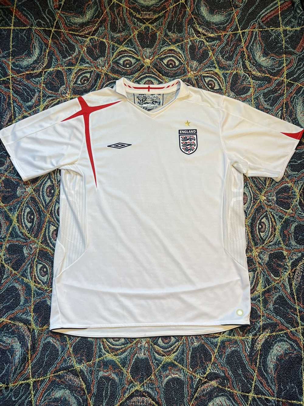 Jersey × Soccer Jersey × Streetwear Umbro England… - image 1