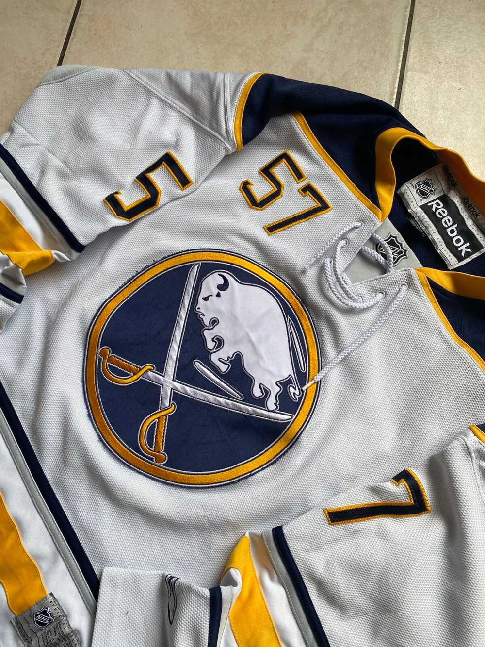 NHL × Vintage 00’s Buffalo Sabres Stitched Hockey… - image 3