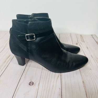 Cole Haan Grand Os Black Leather Ankle Boots - image 1