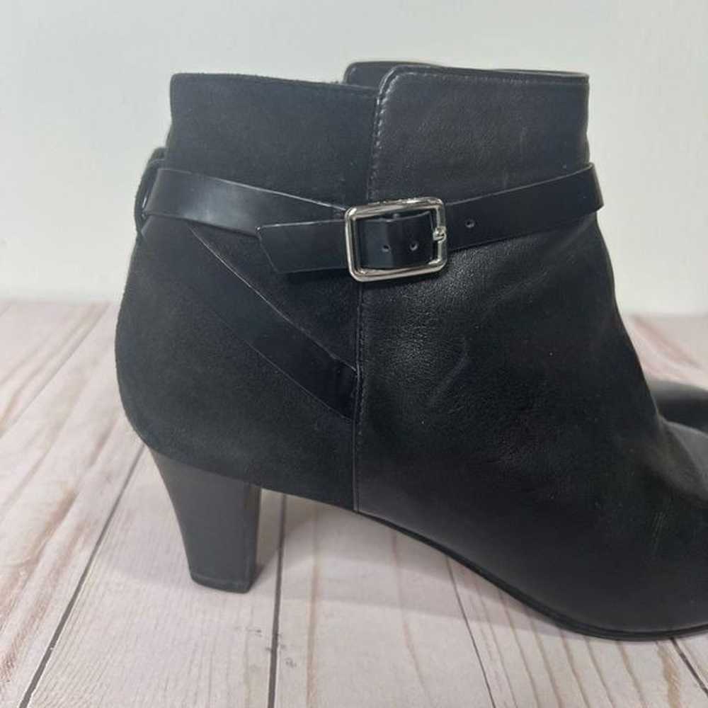 Cole Haan Grand Os Black Leather Ankle Boots - image 4