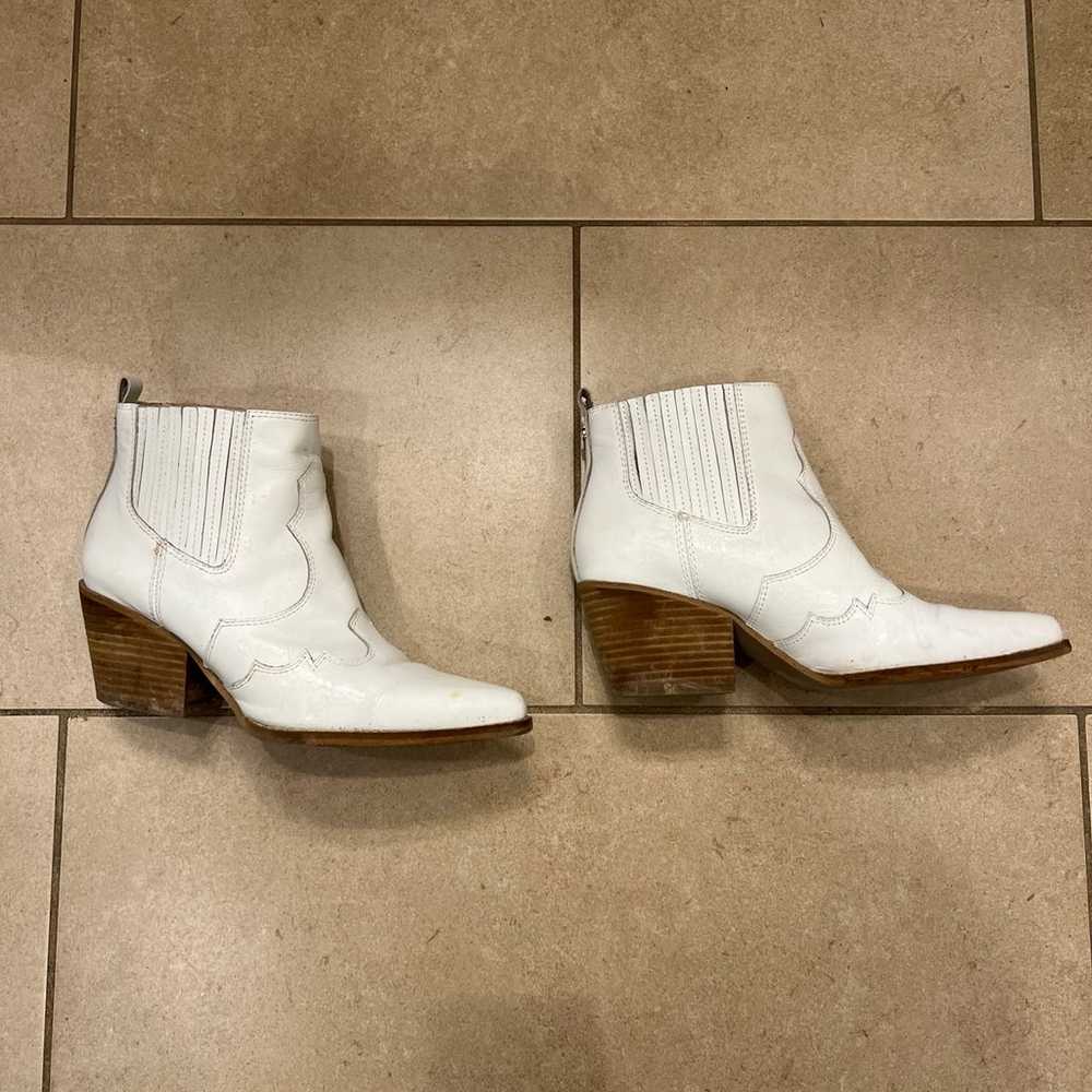 Sam Edelman Winona booties white cowboy boots - image 5
