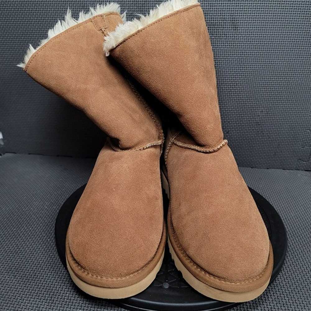 Ugg Bailey Bow II Boots Womens Sz 10 Brown Fur Li… - image 2