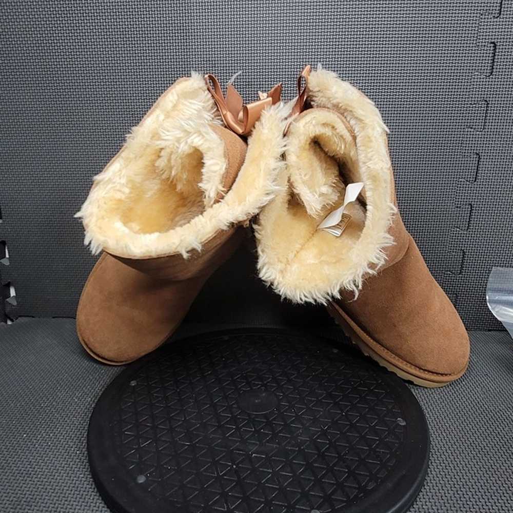 Ugg Bailey Bow II Boots Womens Sz 10 Brown Fur Li… - image 6