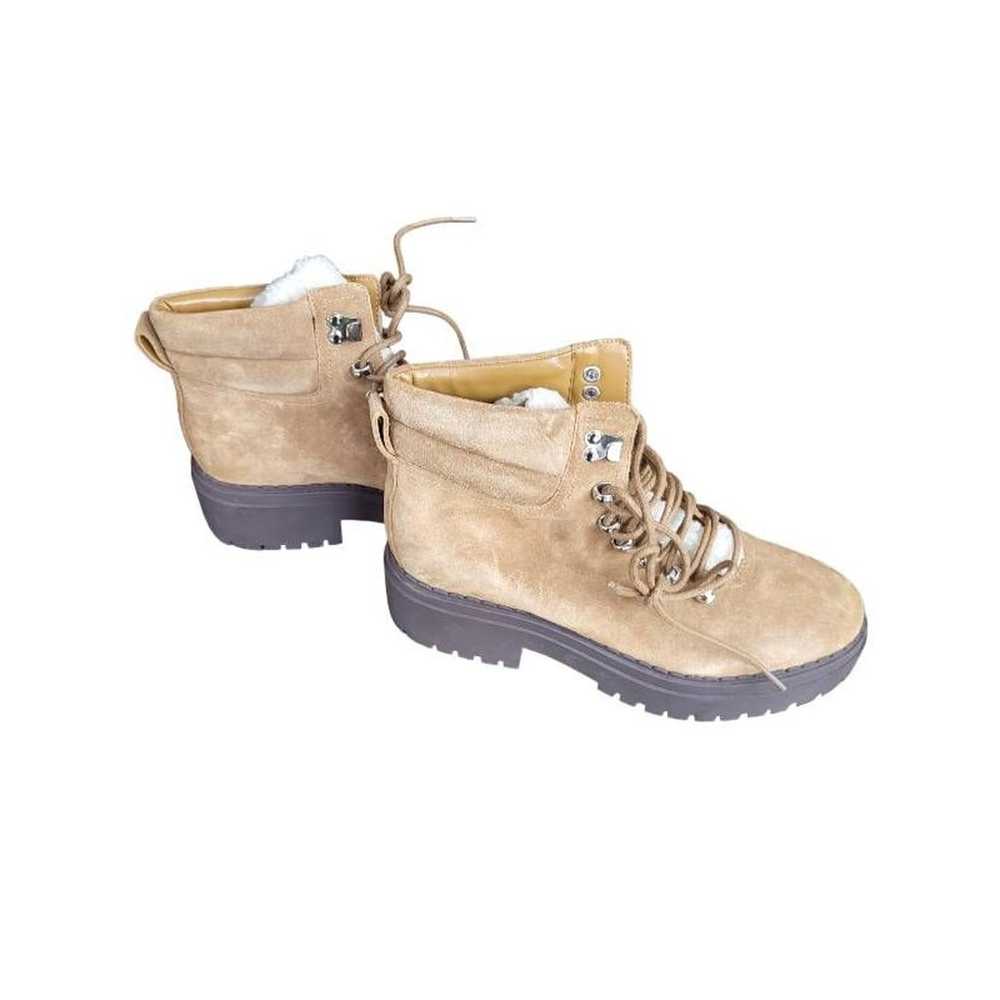 Marc Fisher Womens Nairy Winter Boots Beige Leath… - image 3