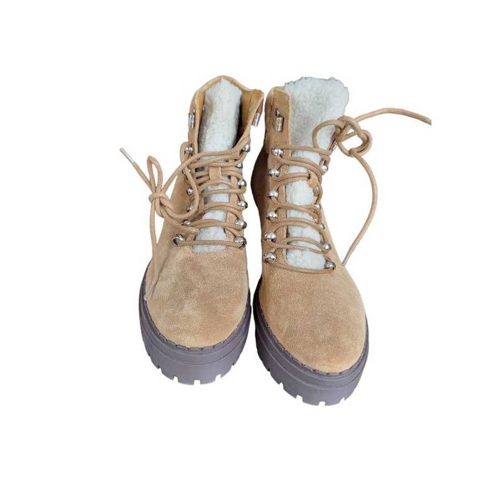 Marc Fisher Womens Nairy Winter Boots Beige Leath… - image 5