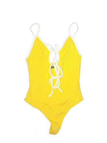Out From Under Women Yellow Bodysuit M
