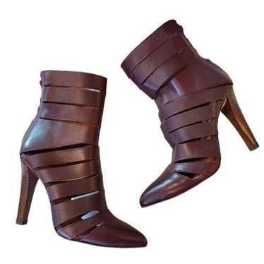 Rebecca Minkoff Sz 6 Debra Cutout Leather Bootie C